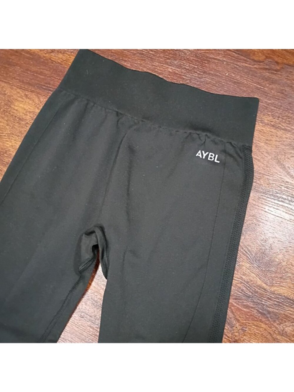 AYBL Empower Seamless Leggings Women's M Black High Elastic Waist Workout Active - Picture 4 of 8